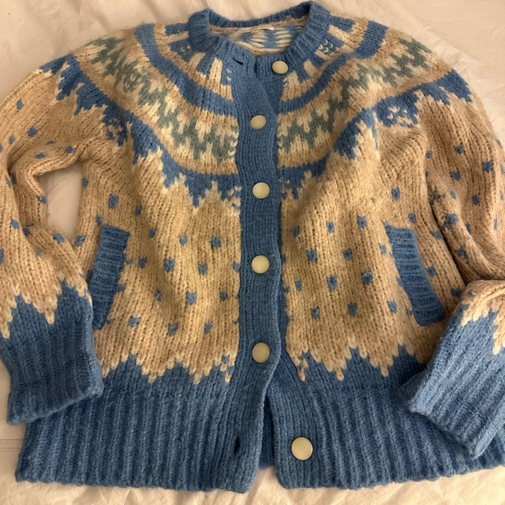 Loveshack Fancy Cardigan Sweater xs